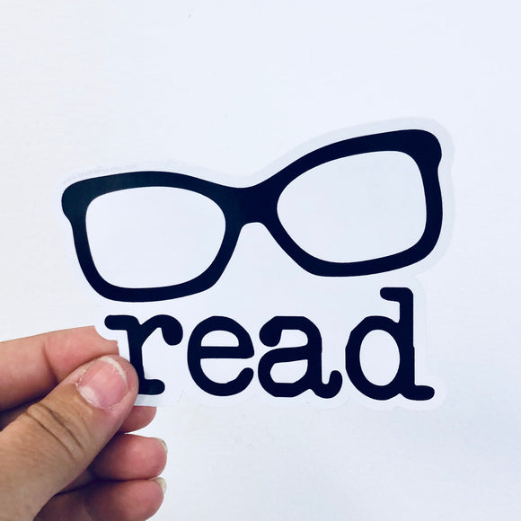 read glasses sticker
