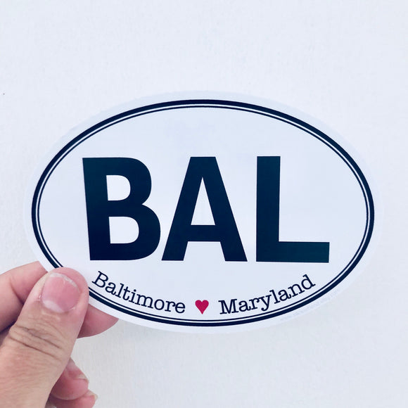 EURO BAL Baltimore, Maryland sticker