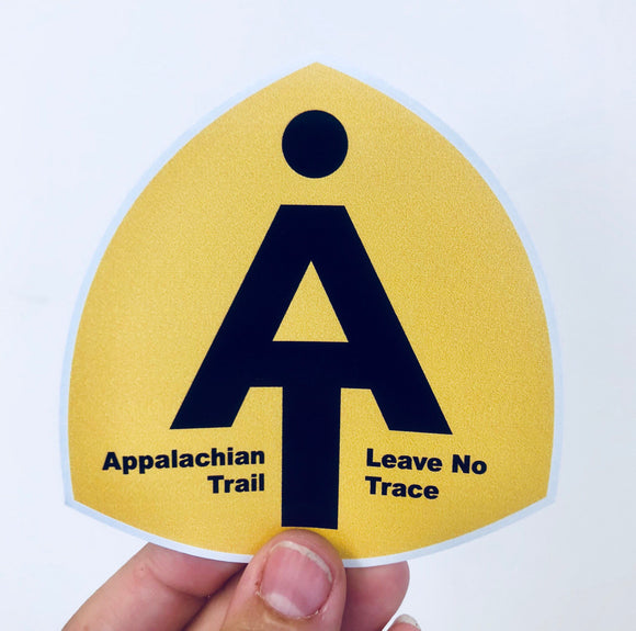 Thru Hiker badge Appalachian Trail sticker