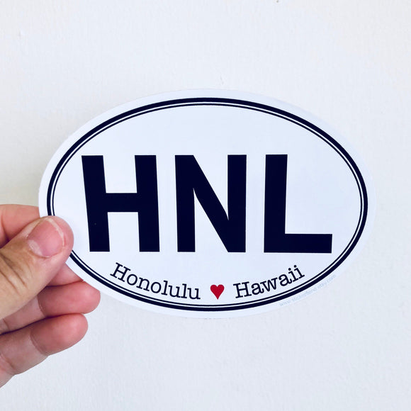 Hawaii HNL Honolulu sticker