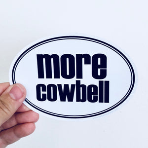 more cowbell sticker