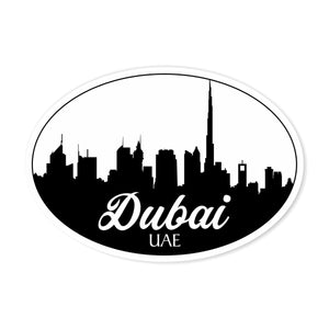 UAE Dubai skyline sticker