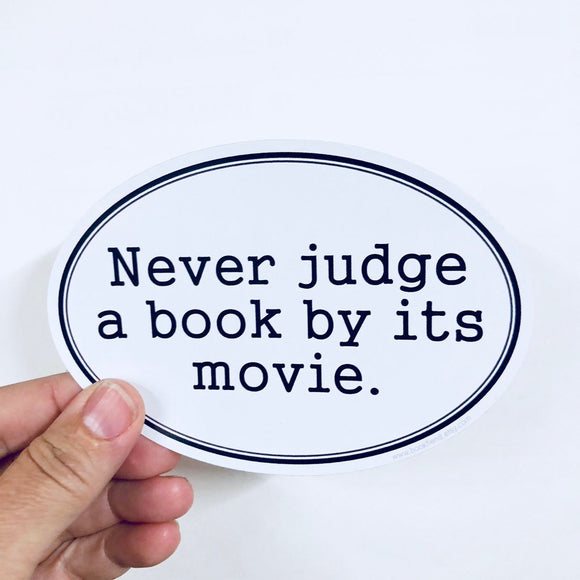 Never judge a book by its movie sticker