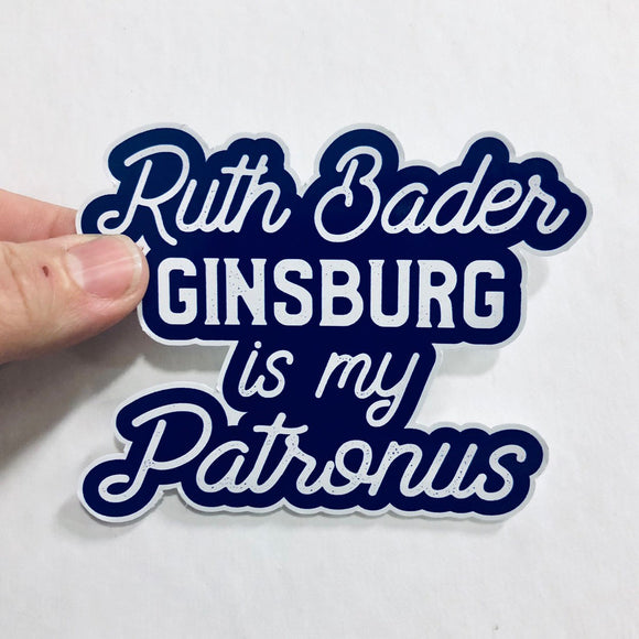 Ruth Bader Ginsburg is my patronus sticker