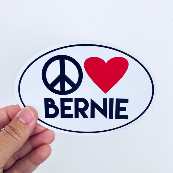peace love bernie sticker