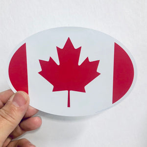 Canada flag sticker