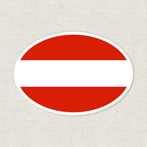 Austria flag sticker