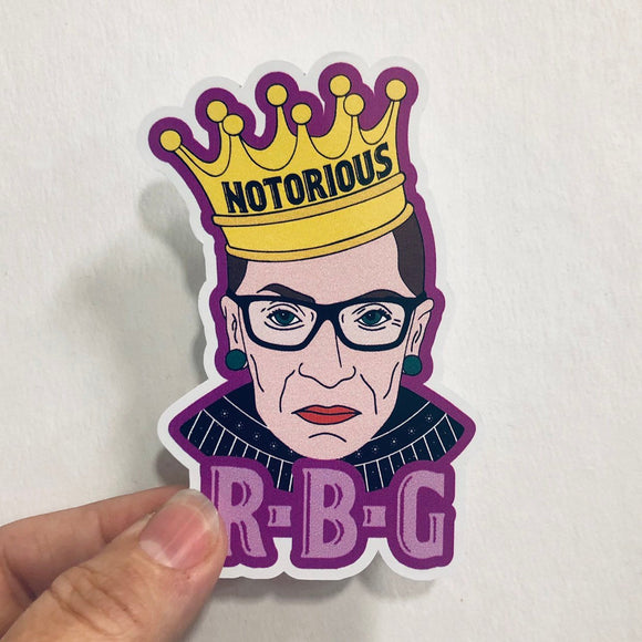 Notorious RBG Ruth Bader Ginsburg sticker