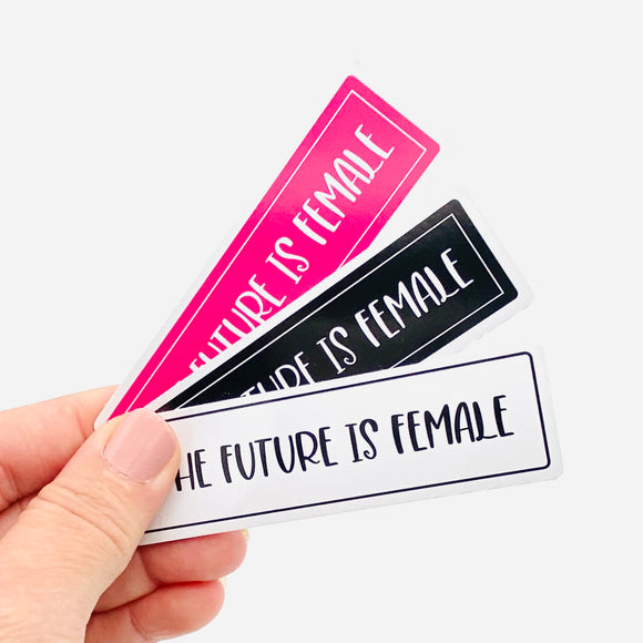 the future is female sticker