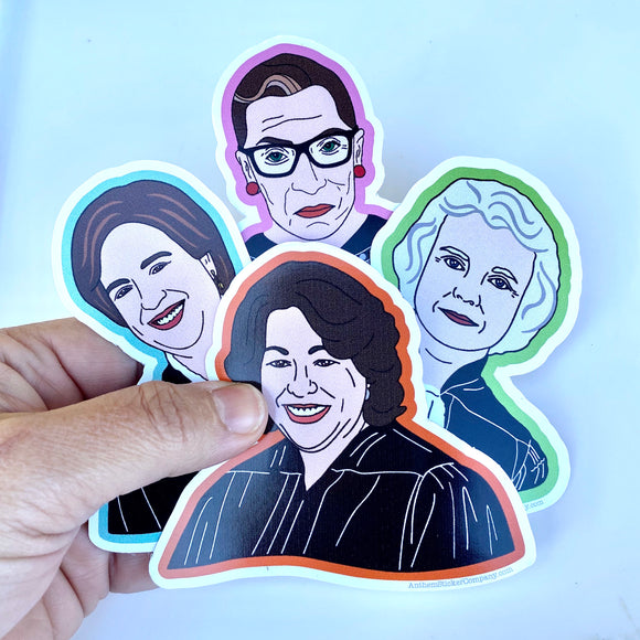Women of the Supreme Court sticker set