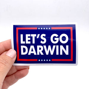 Let's go Darwin sticker