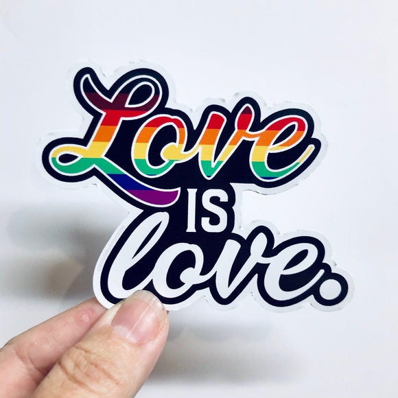 Love is love sticker