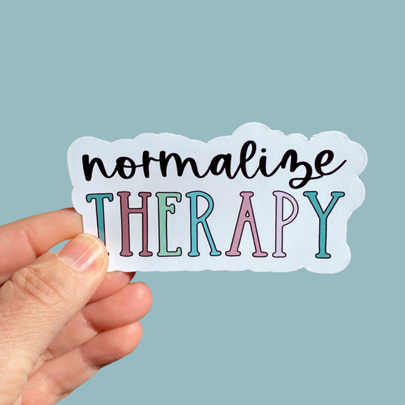 normalize therapy sticker