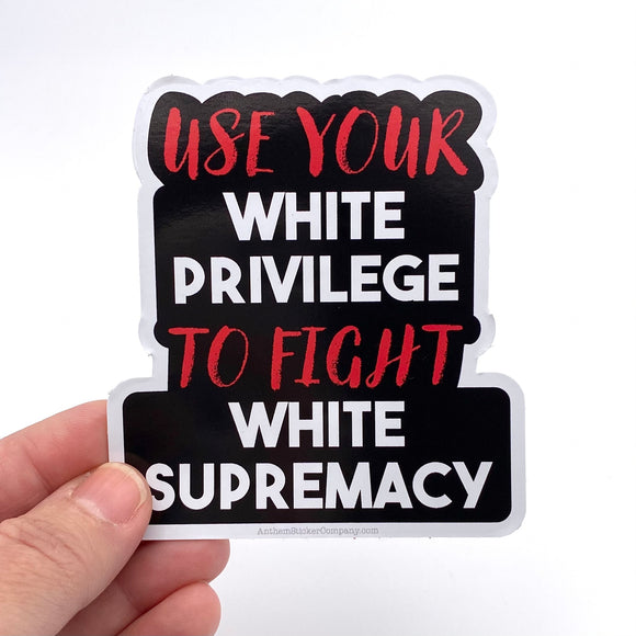 Use your white privilege