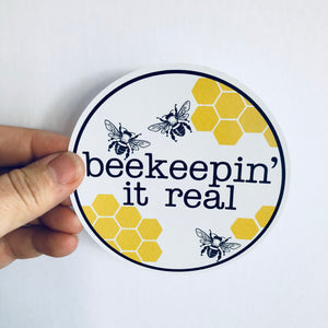 beekeepin' it real sticker