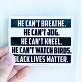 I can’t breathe sticker