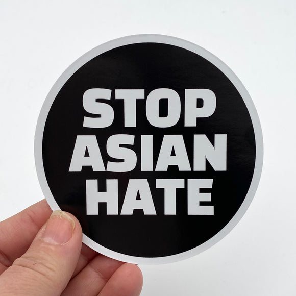 Stop Asian hate sticker