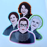 Women of the Supreme Court sticker set