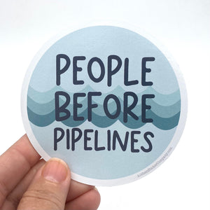 people before pipelines sticker