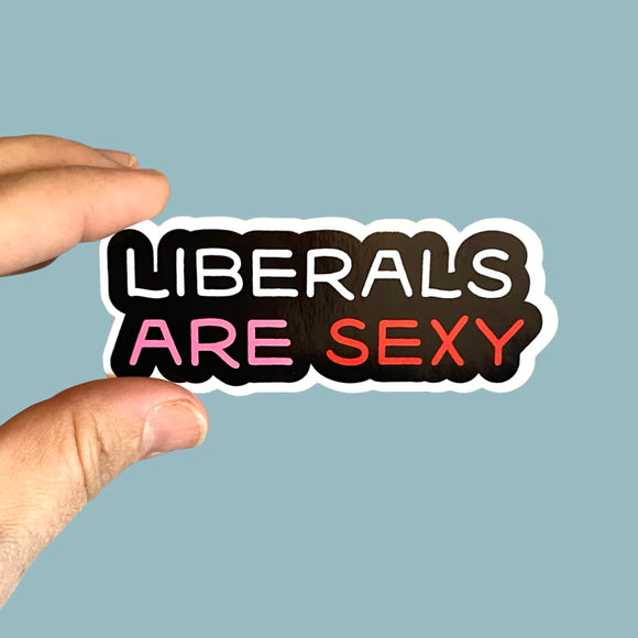 liberals are sexy sticker