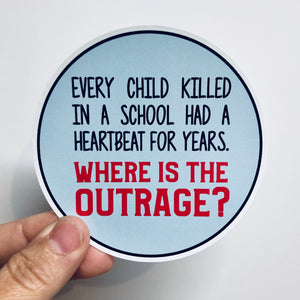 every child killed in a school sticker