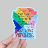 If you’ve never had the Supreme Court sticker