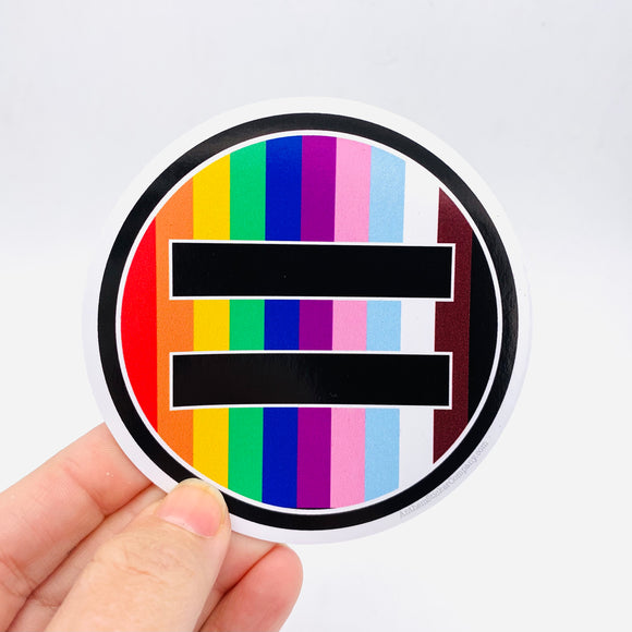 Equality dot sticker