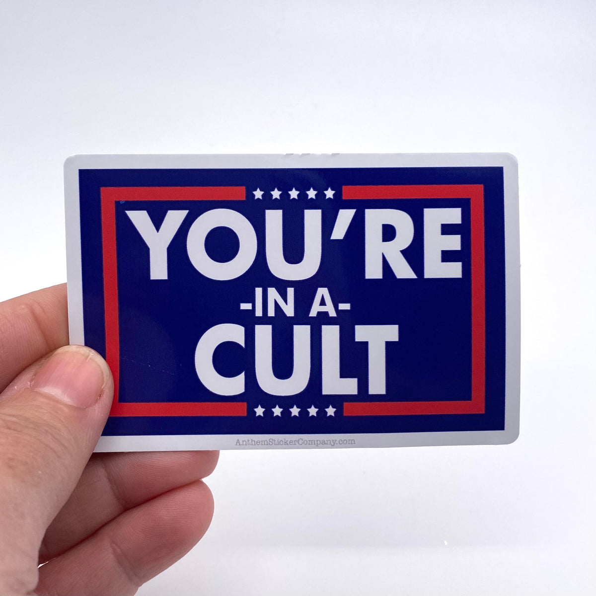 You’re in a cult sticker – Anthem Sticker Company
