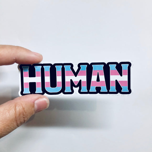 Human transgender sticker