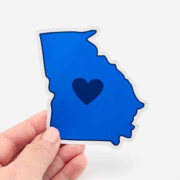 blue Georgia sticker