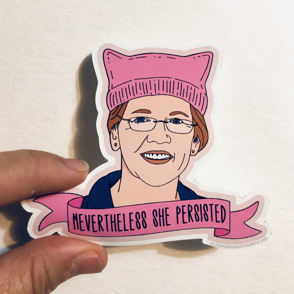 Elizabeth Warren nevertheless sticker