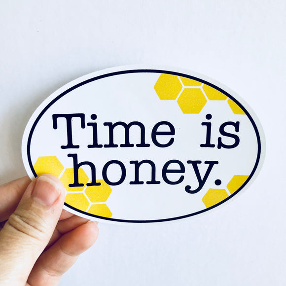 time is honey sticker