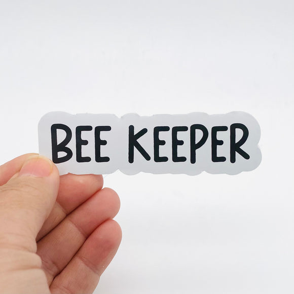 bee keeper (word) sticker