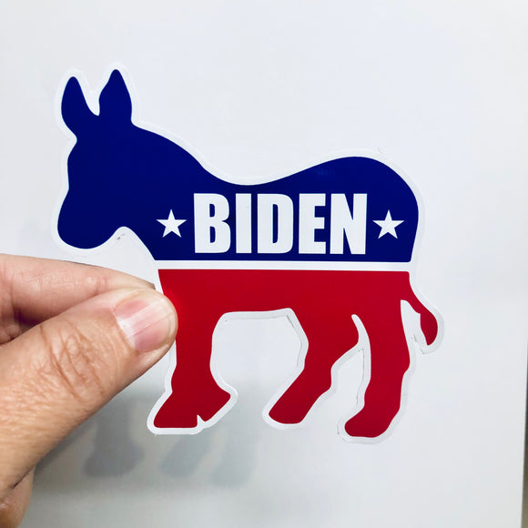 Biden Democratic donkey sticker