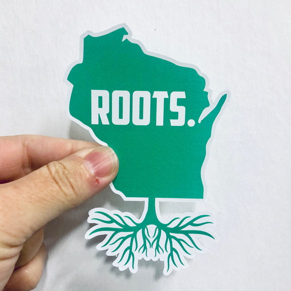 ROOTS Wisconsin sticker