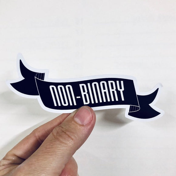 non-binary sticker