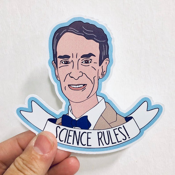 science rules! sticker