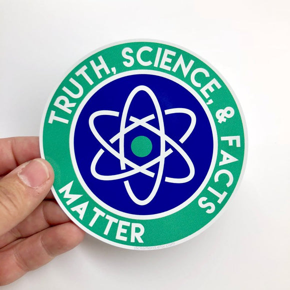 truth, science, and facts sticker